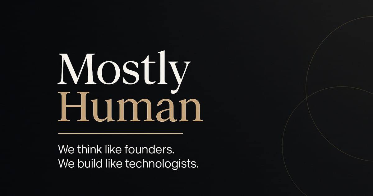 Mostly Human - AI Transformation Partner for Human-Centred Organisations